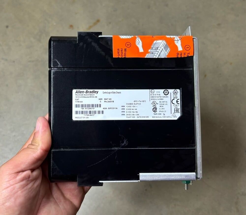 Allen-Bradley ControlLogix 4 Stats Chassis Rockwell Automation PN-240518